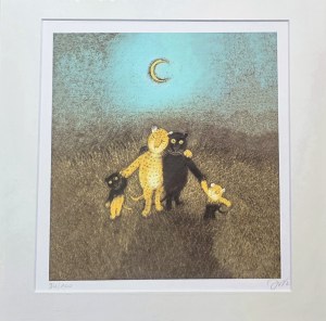 Jozef Wilkoń, Story of a certain love, Illustration for the book 