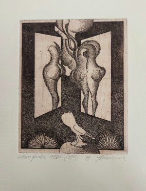 Henryk Plóciennik, Etching 1980.