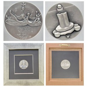 Salvador Dali, Srebrny medal dwustronny z serii 10 Przykazań