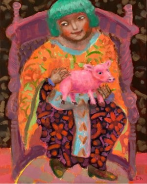 Emilia Waszak, Lady with a piglet
