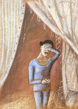 Jozef Wilkoń, Sadness, second half of the 20th century.