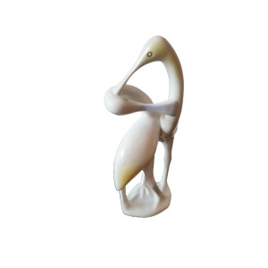 Figurka porcelanowa, Para ptaków, Hollohaza Węgry,