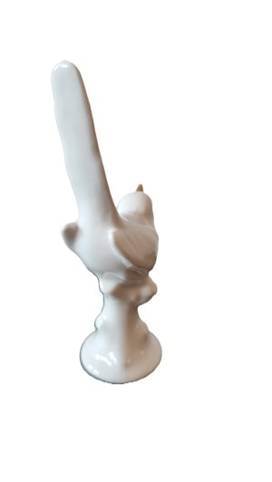 Porcelain figurine Bird, Hollohaza, Hungary