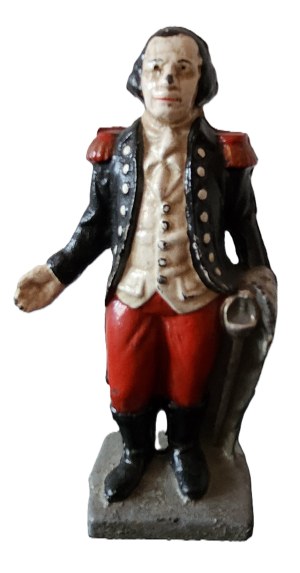 Collectible George Washington Money Box Figurine from 1910-1920.