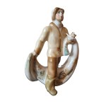 Figurka porcelanowa Połonne, Rybak