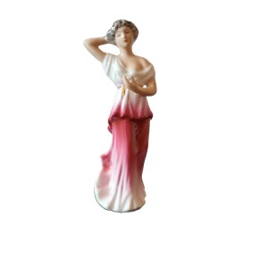 Figurka porcelanowa Dama, Jan Jezela Katowice. Lewa