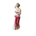 Figurka porcelanowa Dama, Jan Jezela Katowice. Lewa