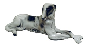 Lying greyhound - Table Porcelany Plant 