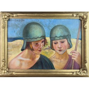 Wlastimil HOFMAN (1881-1970), Młodzi rycerze
