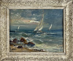 Eugeniusz DZIERŻENCKI (1905-1990), Maritime Landscape