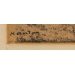 Tadeusz Kantor (1915 Wielopole Skrzyńskie - 1990 Kraków), Projekt dekoracji do przedstawienia Turcaret czyli finalista Alain-René Lesage'a, 1953