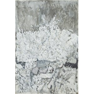 Aleksander Kobzdej (1920 Olesko - 1972 Warsaw), Sketch for the Cracks cycle, 1966