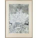 Aleksander Kobzdej (1920 Olesko - 1972 Warsaw), Sketch for the Cracks cycle, 1966