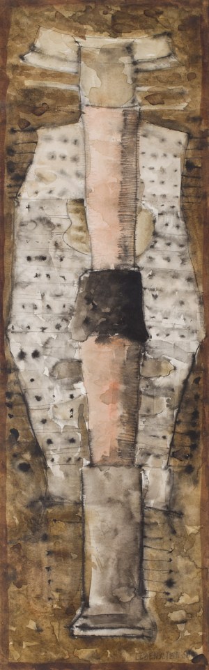 Jan Lebenstein (1930 Brest Litovsk - 1999 Krakow), Axial figure, 1959
