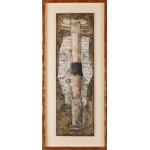 Jan Lebenstein (1930 Brześć Litewski - 1999 Kraków), Figura osiowa, 1959