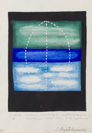 Stanislaw Fijalkowski (1922 Zdolbunow in Volhynia - 2020 Lodz), Untitled, 1961
