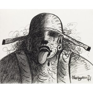 Pinchas Burstein Maryan (1927 Nowy Sącz - 1977 Nowy Jork), Bez tytułu, 1971