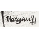 Pinchas Burstein Maryan (1927 Nowy Sącz - 1977 Nowy Jork), Bez tytułu, 1971