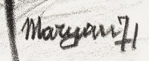 Pinchas Burstein Maryan (1927 Nowy Sacz - 1977 New York), Untitled, 1971