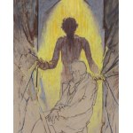 Jacek Waltoś (ur. 1938, Chorzów), Płaszcz miłosiernego samarytanina - tryptyk, 1986