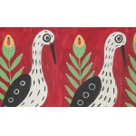 Marija Prymachenko (1909 - 1997 ), Bociany na polu, 1989
