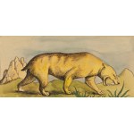 Kazimierz Mikulski (1918 Kraków - 1998 Kraków), Bestiarium - zestaw 5 ilustracji do czasopisma Przekrój, 1953