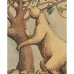 Kazimierz Mikulski (1918 Kraków - 1998 Kraków), Bestiarium - zestaw 5 ilustracji do czasopisma Przekrój, 1953