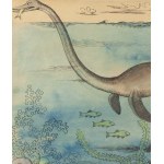 Kazimierz Mikulski (1918 Kraków - 1998 Kraków), Bestiarium - zestaw 5 ilustracji do czasopisma Przekrój, 1953