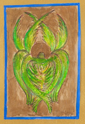 Teresa Murak (b. 1949, Kielczewice), Angel with a nimbus, 2001