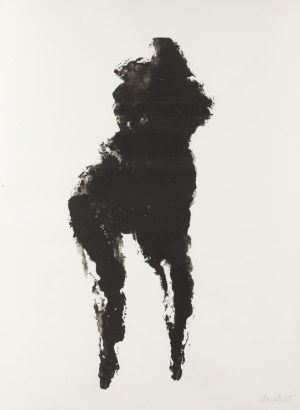 Karol Broniatowski (b. 1945, Lodz), Big black figure, 1997