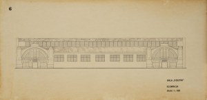 Eugeniusz Ajewski (1915 - 2006), Set of four design boards for the Koszyki Hall, 1947