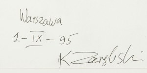 Krzysztof Zarębski (b. 1939, Warsaw), 