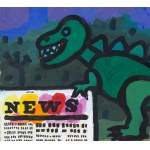 Jan Młodożeniec (1929 Warszawa - 2000 Warszawa), News - projekt ilustracji
