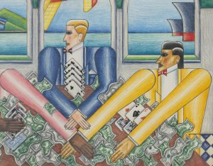 Andrzej Krajewski `Andre de Krayewski (1933 Poznań - 2018 Newark), Poker