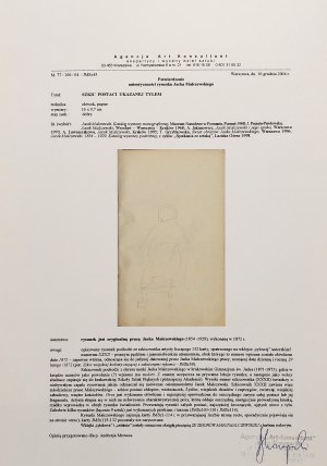 Jacek Malczewski (1854-1929), Sketch of a Figure Shown Backwards (1782).