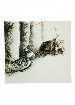 Jozef Wilkoń (b. 1930), Postcard (signed by the artist)