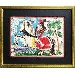 Pablo Picasso (1881 - 1973), Equestrian-Cavalliere, z cyklu Toros y Toreros, 1961