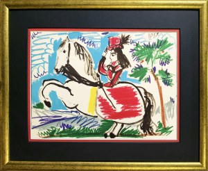 Pablo Picasso (1881 - 1973), Equestrian-Cavalliere, from the series 