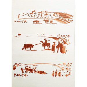 Pablo Picasso (1881 - 1973), de la série Toros y Toreros, 1961