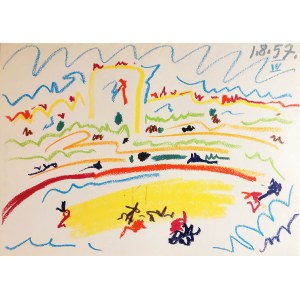 Pablo Picasso (1881 - 1973), Z cyklu Toros y Toreros, 1961