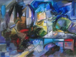 Zdzislaw Constantin Majrowski-Meyro (b. 1952), Lights of the City, 2007