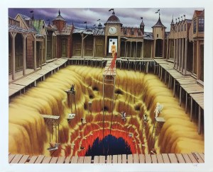 Jacek Yerka, Cabins (1/19 edition) , 2007