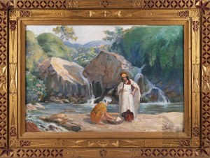 André CASABONNE (1922-1950), At the Waterfall