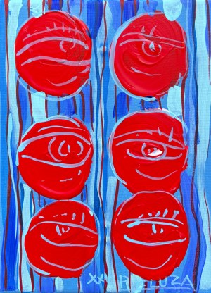 Pawel Kluza (b. 1983), Red Roses, 2025