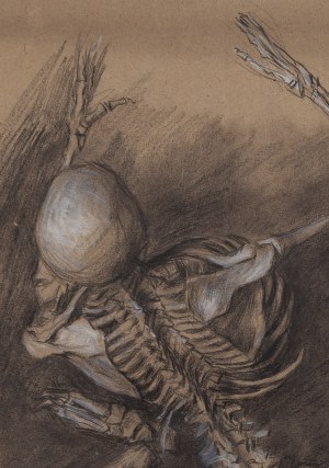 Władysław Podkowiński (1866 Warsaw - 1895 Warsaw), Study for the painting 