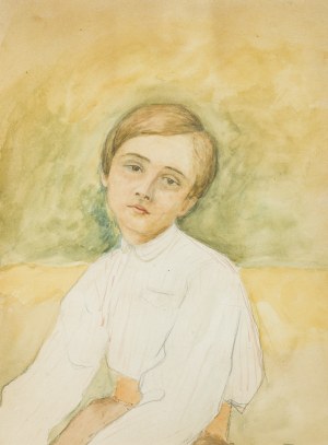 Konstanty Laszczka (1865 Makowiec Duży - 1956 Kraków), Portrait Study by Czesław Laszczka, ca. 1911