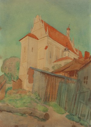 Władysław Skoczylas (1883 Wieliczka - 1934 Warsaw), Fara in Kazimierz on the Vistula River, circa 1926