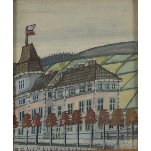 Nikifor Krynicki (1895 Krynica - 1968 Folusz), Krynicka kamienica, lata 50 XX. w.