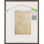 Nikifor Krynicki (1895 Krynica - 1968 Folusz), Widok cerkwi, lata 60. XX w.