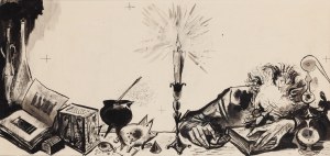 Jan Marcin Szancer (1902 Kraków - 1973 Warsaw), Illustration for the book 